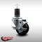 Service Caster 3'' SS Soft Rubber Swivel 1-5/8'' Expanding Stem Caster with Brake SCC-SSEX20S314-SRS-TLB-158 - alternate 3